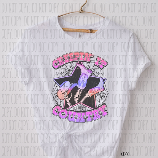 Creepin' It Country SUBLIMATION (400°)