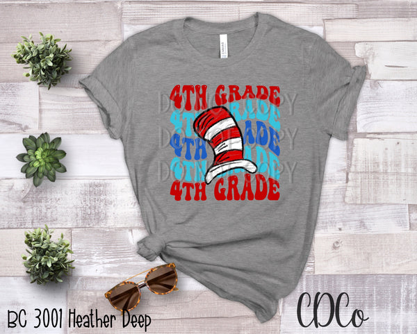 Read Across America Stacked Hat DrS DTF