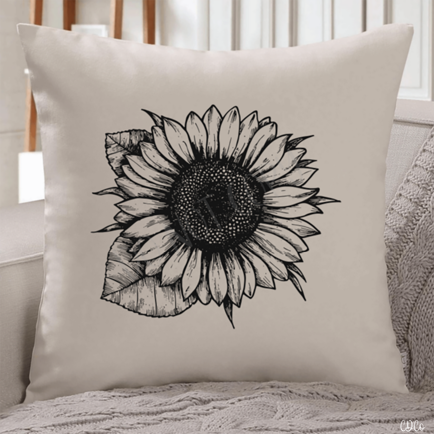 Farm Sunflower (325°) - Chase Design Co.