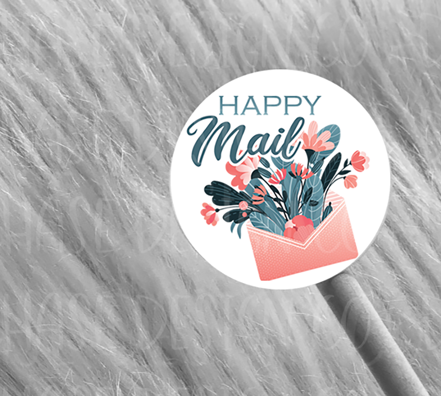 Happy Mail Flower Envelope Sticker Sheet