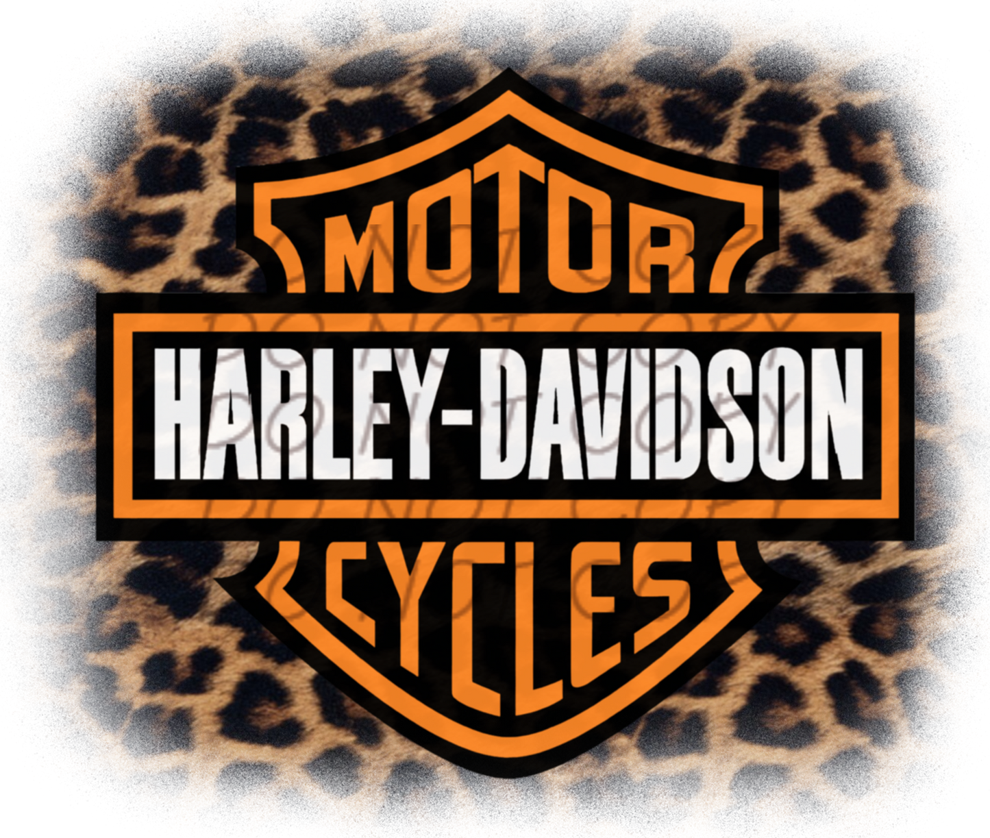 HD Motorcycle w/ Cheetah SUBLIMATION (400°)