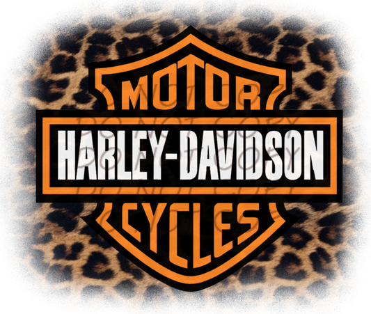 HD Motorcycle w/ Cheetah SUBLIMATION (400°)