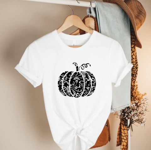 Floral Black Pumpkin (325°)