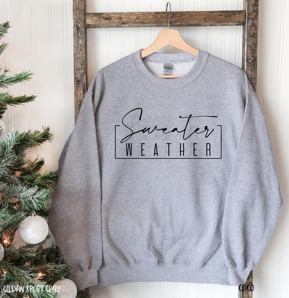 Sweater Weather - Black Simple (325°)