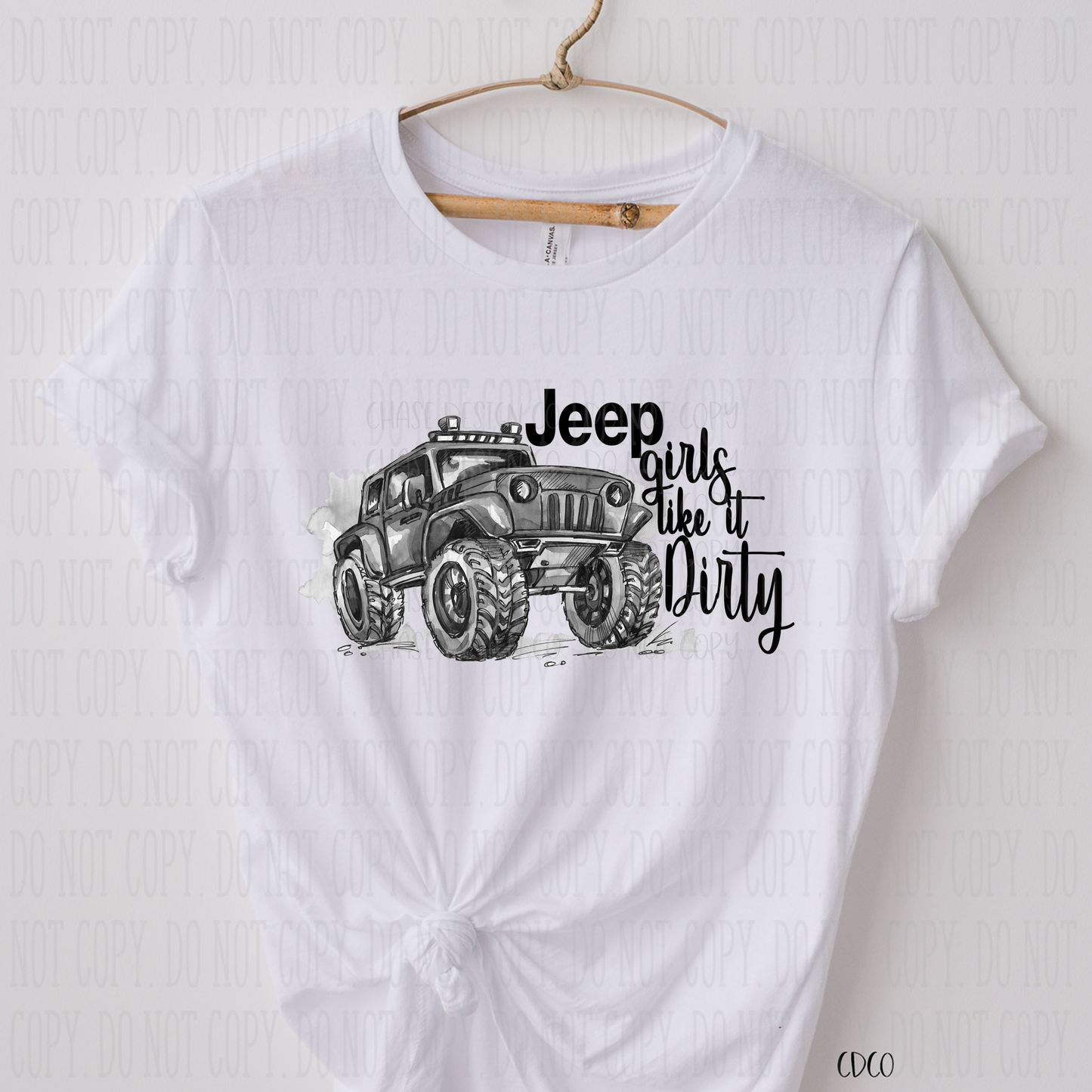 Jeep Girls Like It Dirty SUBLIMATION (400°)