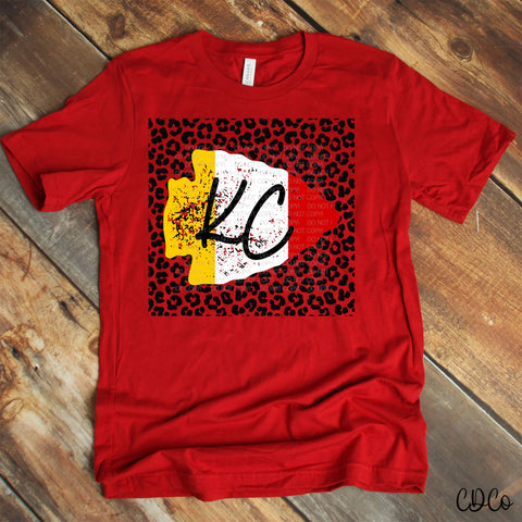 Leopard KC Tri-Color Arrow DTF