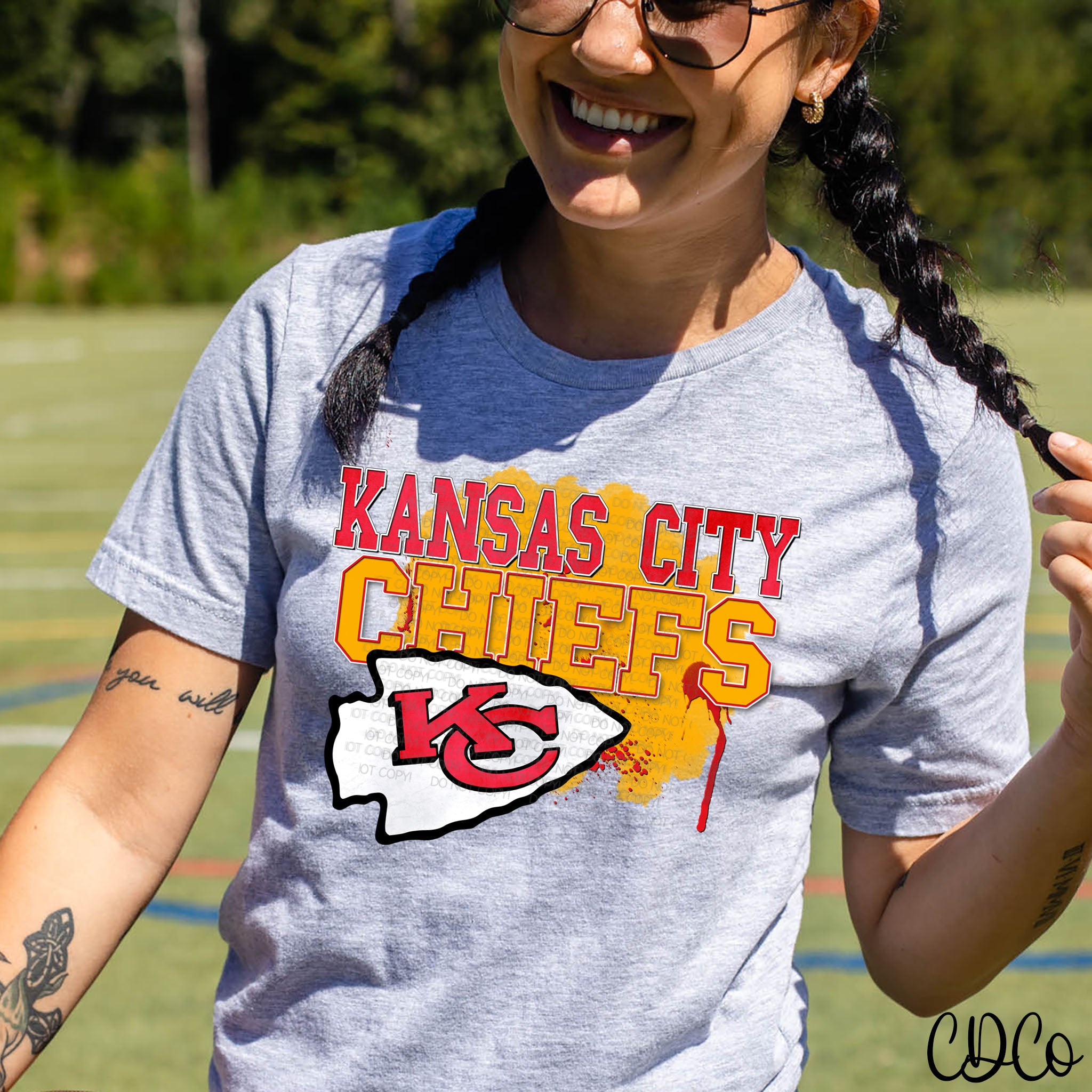 KC Yellow Drip DTF