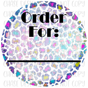 Order For Bright Leopard Sticker Sheet
