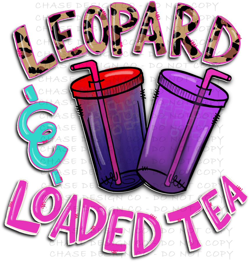 Leopard & Loaded Tea SUBLIMATION (400°)