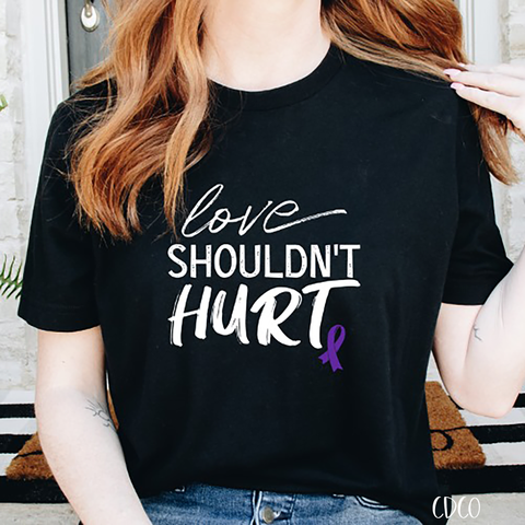 Love Shouldn't Hurt Domestic Violence Awareness 2/C (325°)