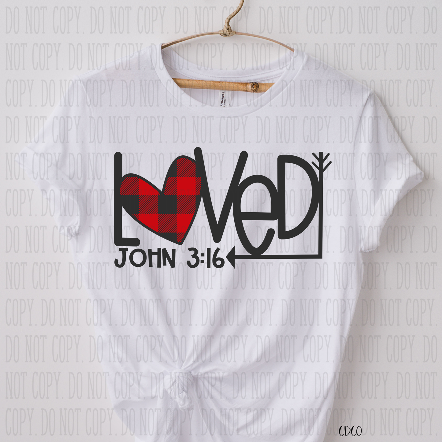 Loved John 3:16 SUBLIMATION (400°)