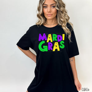 Mardi Gras Bright DTF
