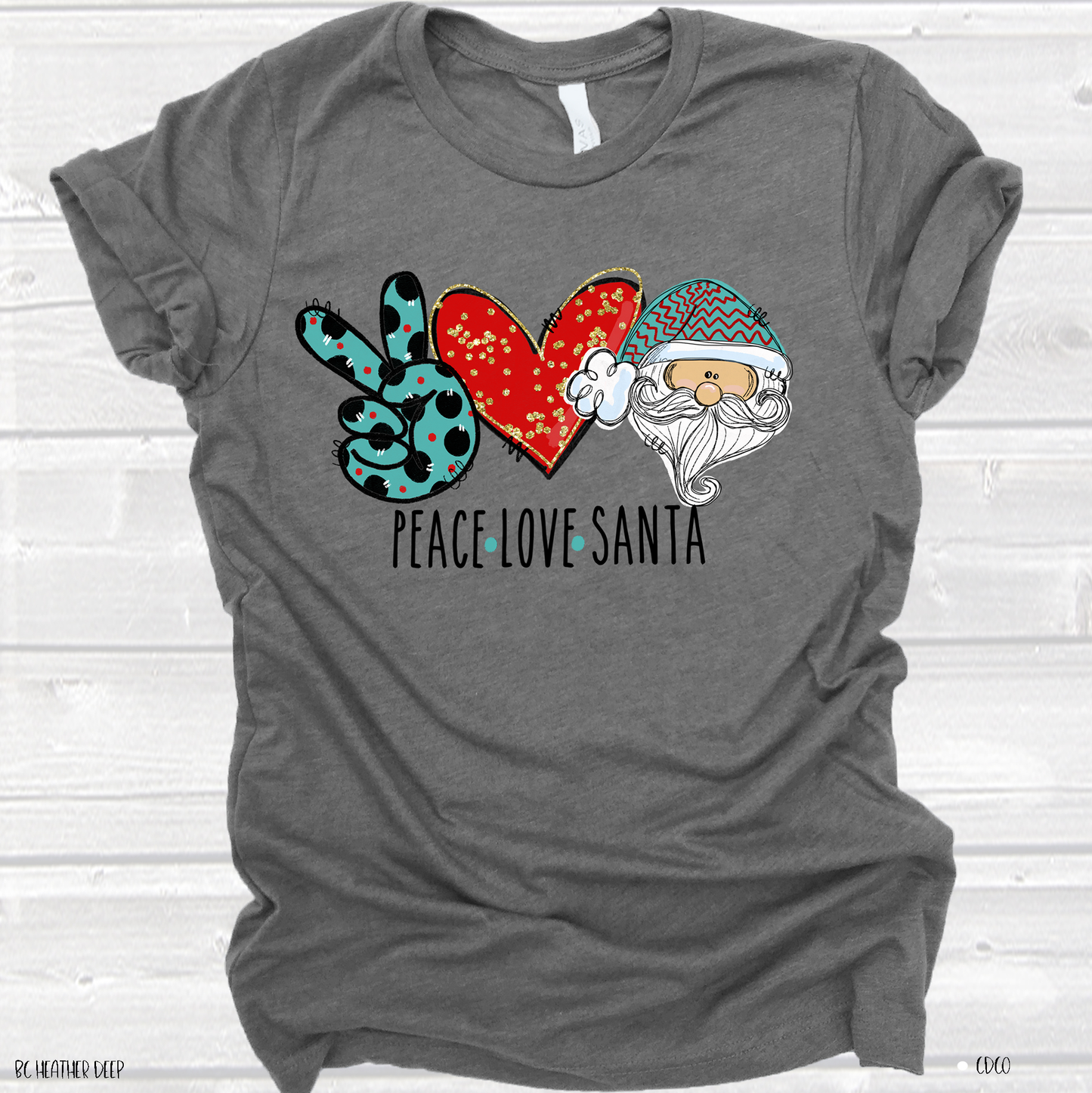 Peace Love Santa (350°-375°)
