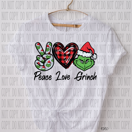 Peace Love Green Guy SUBLIMATION (400°)