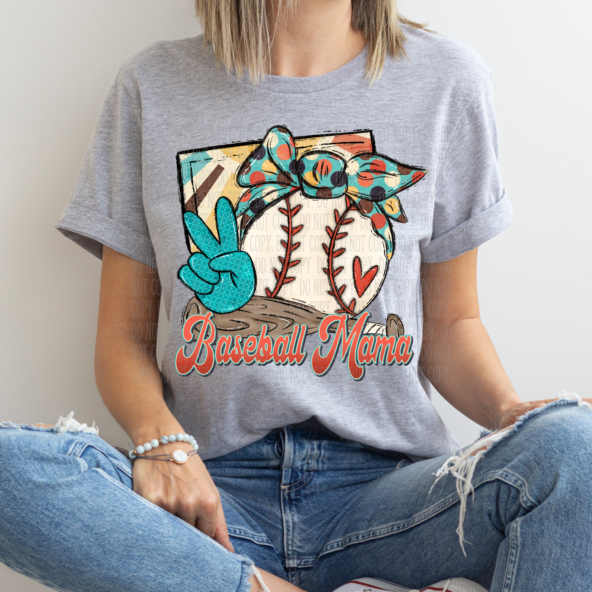 Baseball Mama DTF