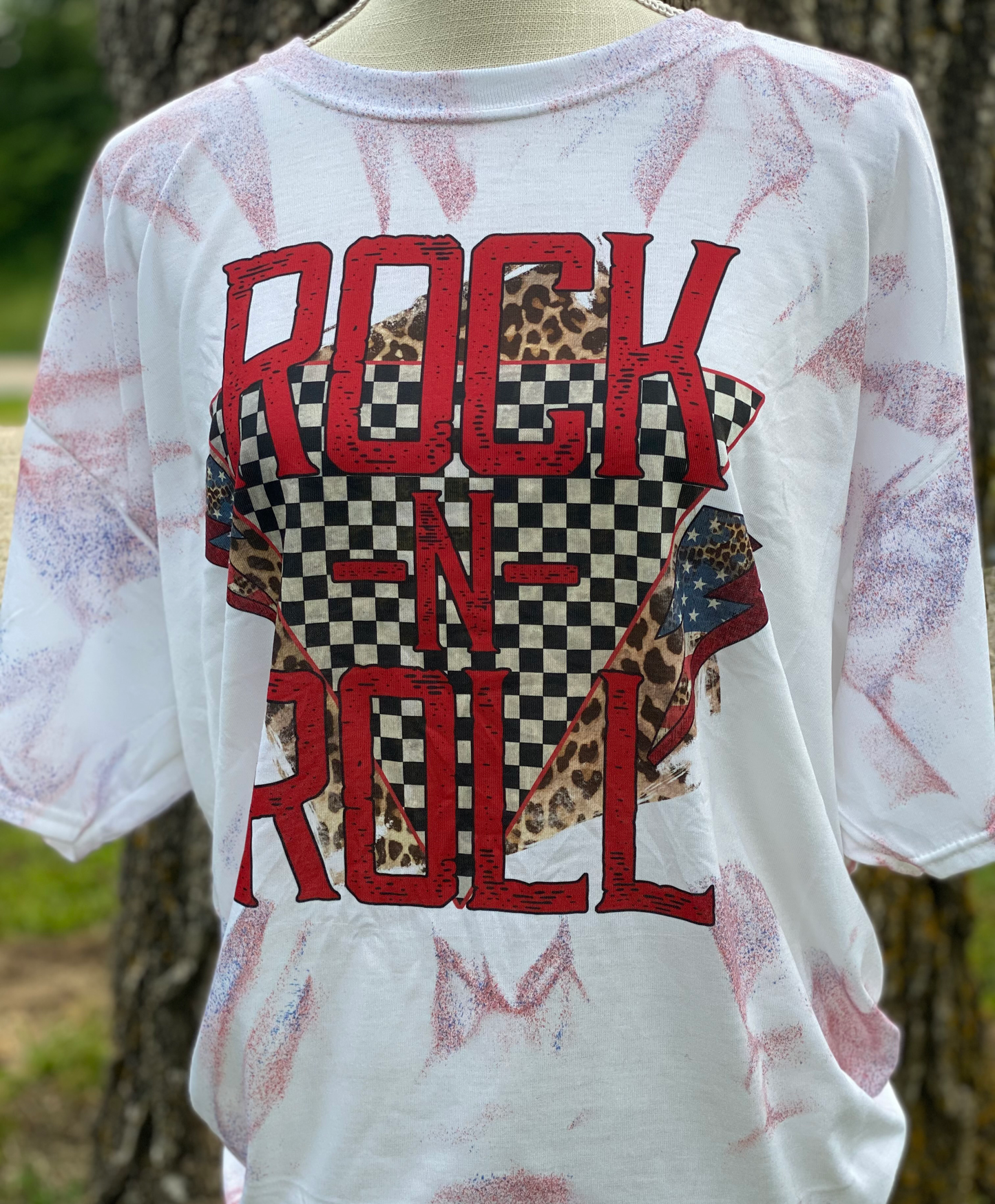 Rock N Roll Leopard Americana SUBLIMATION (400°)