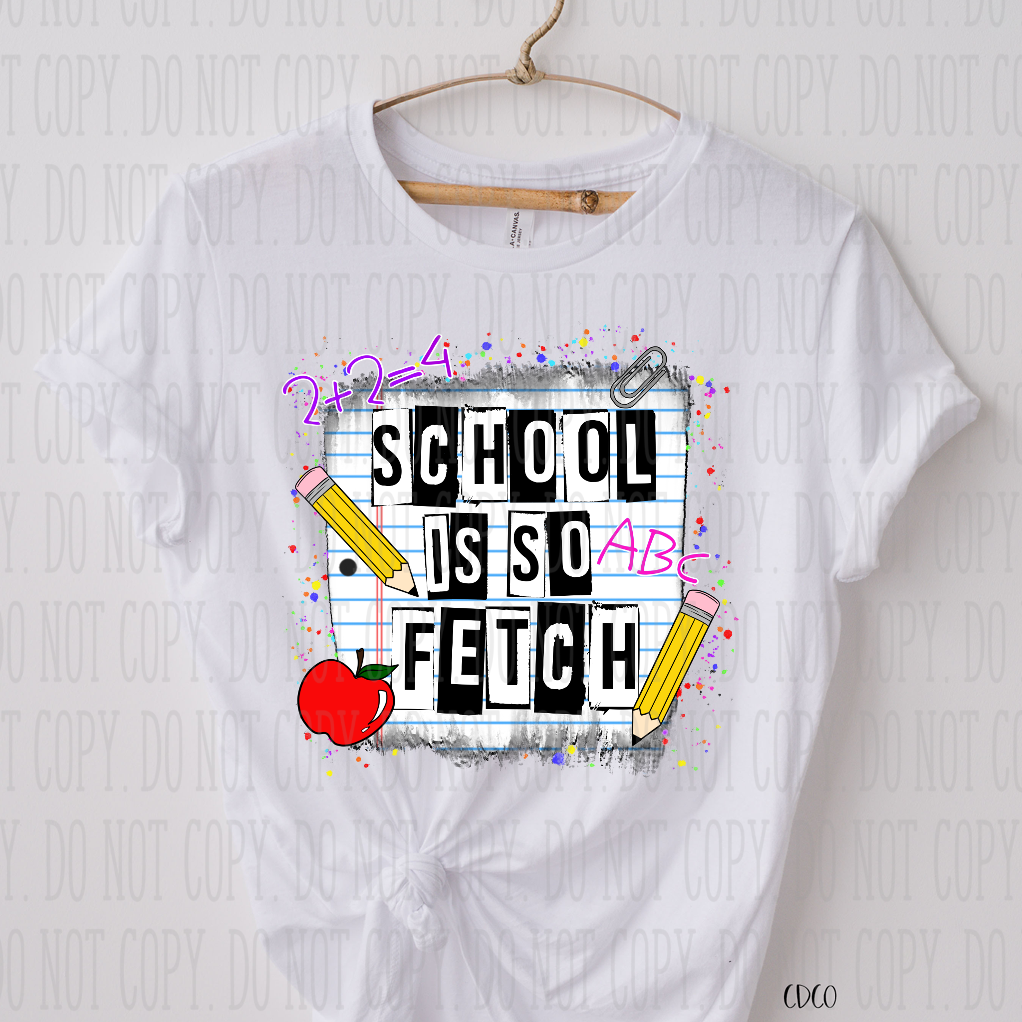 School Is So Fetch SUBLIMATION (400°)