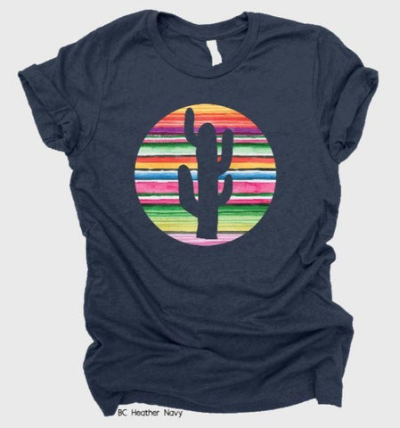 Serape Cactus Circle *HIGH HEAT* (350°-375°)