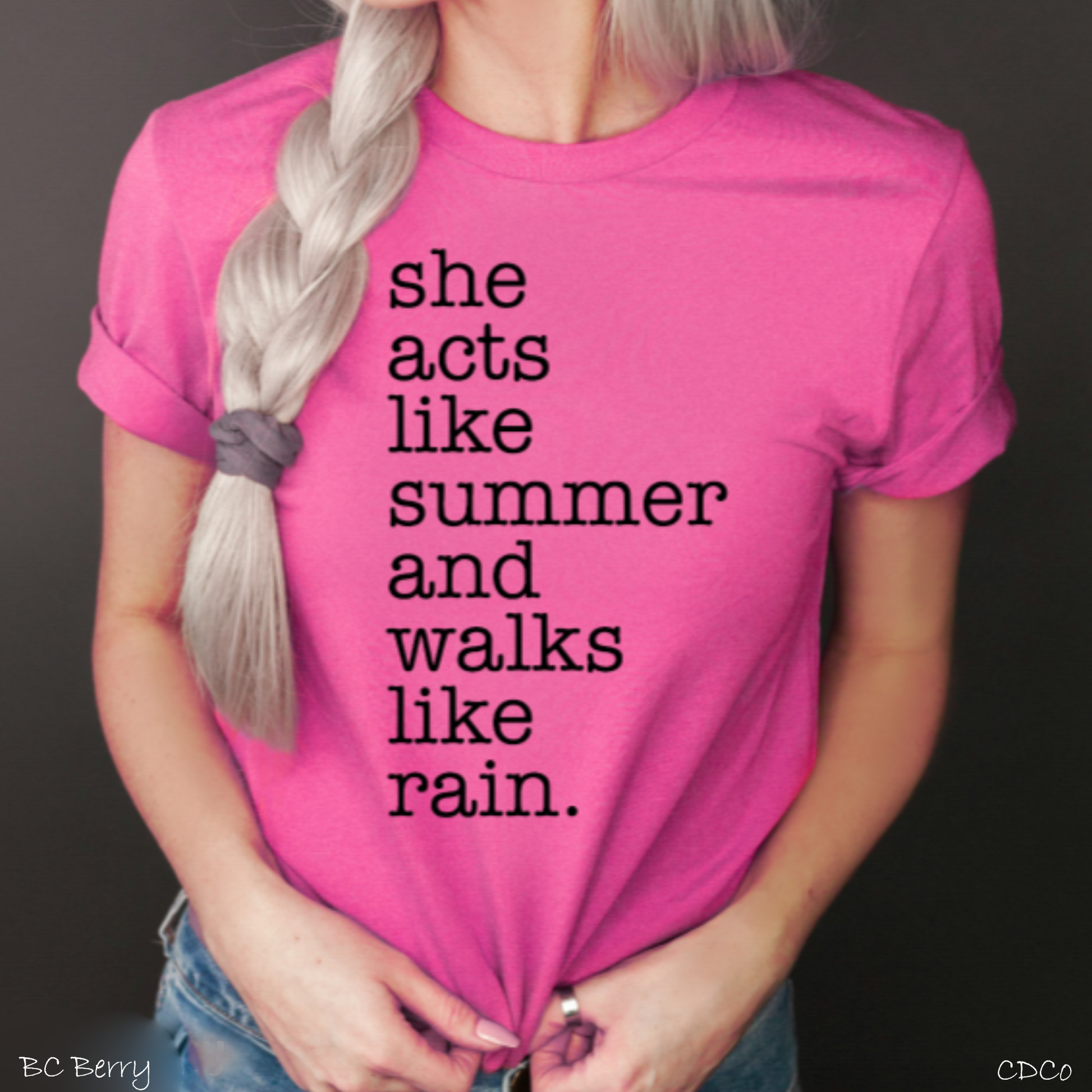 She Acts Like Summer and Walks Like Rain (325°) - Chase Design Co.