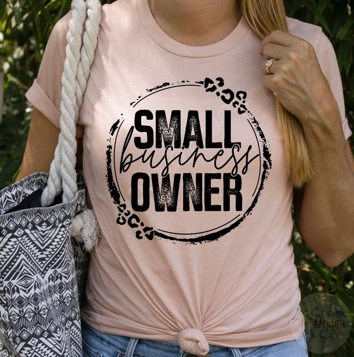 Small Business Owner Round Leopard (325°)