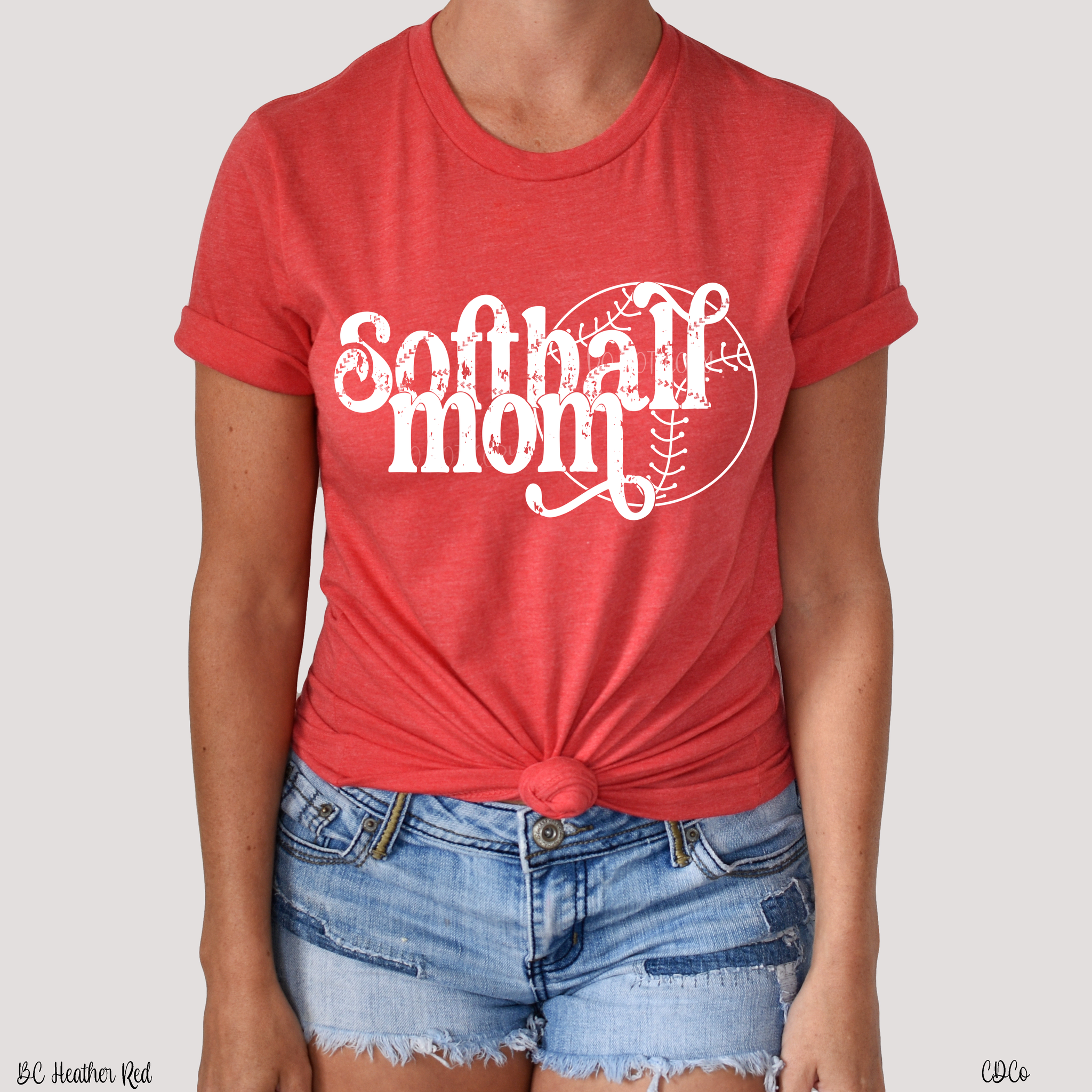 Softball Mom - White (325°)