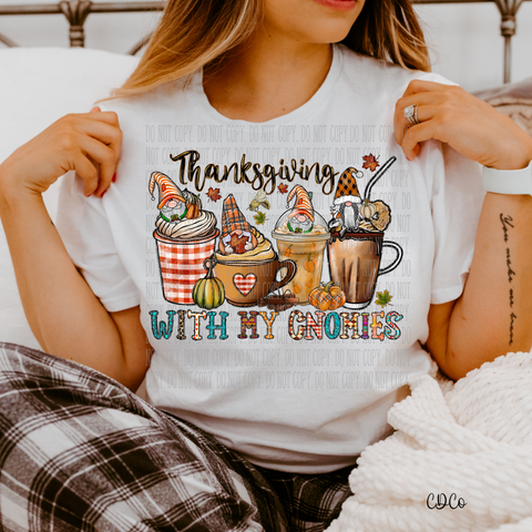 Thanksgiving with my Gnomies DTF
