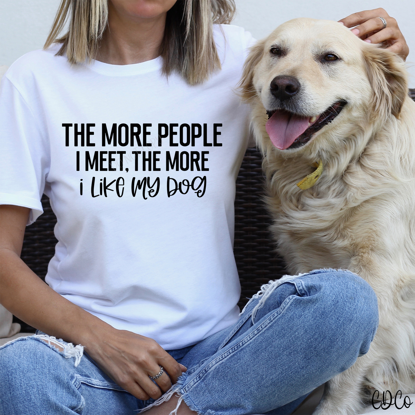 The More People I Meet the More I Like My Dog (325°)