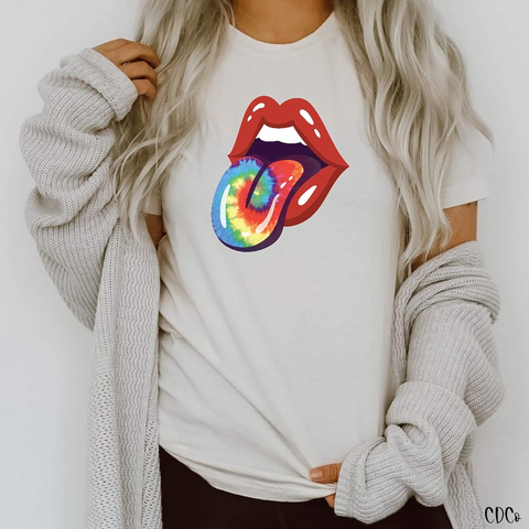 Tie Dye Lips Tongue (325°)