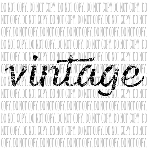 Vintage - Digital Download