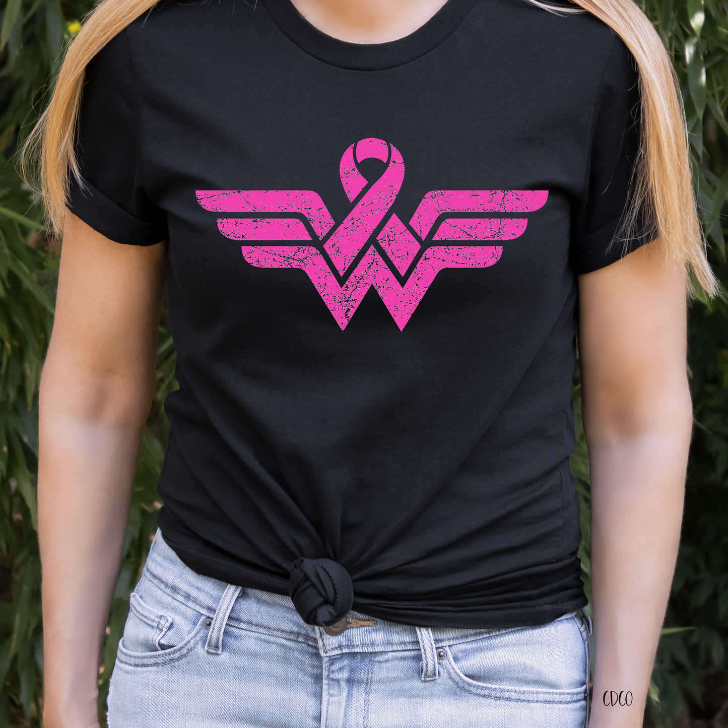 Wonder Woman Breast Cancer Awareness Ribbon (325°)