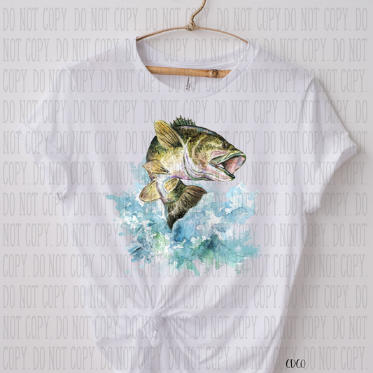 Watercolor Bass SUBLIMATION (400°)