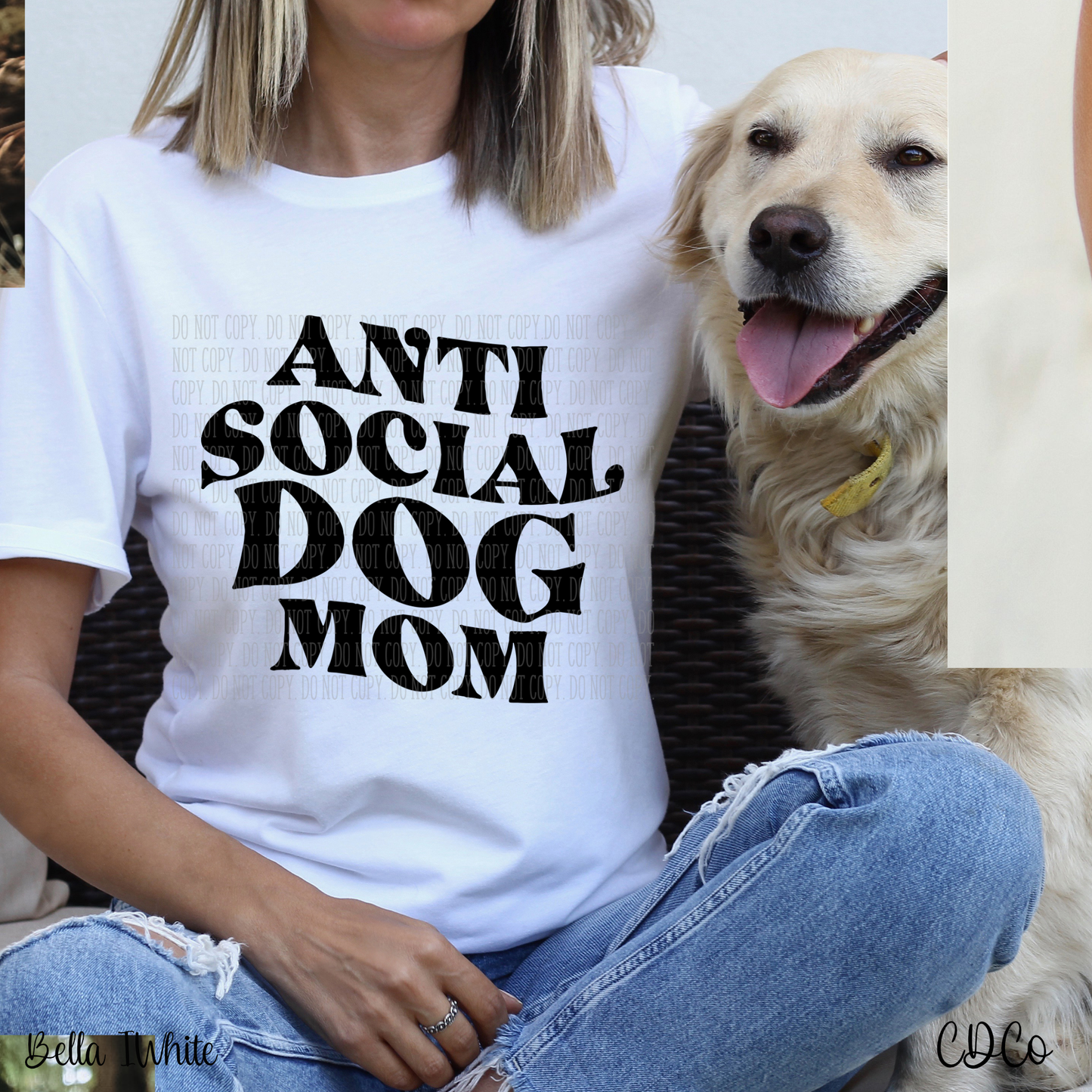 Anti Social Dog Mom Retro (325°)