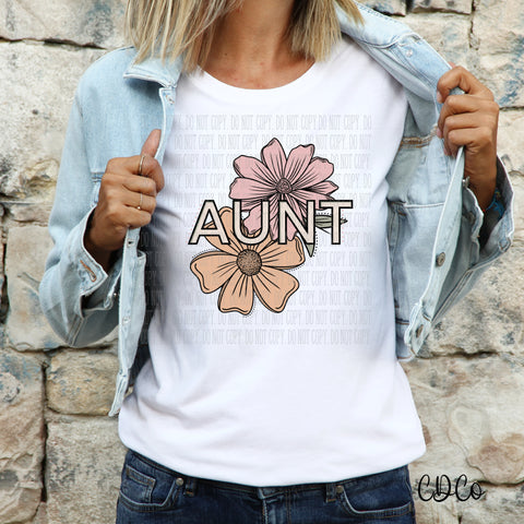 Aunt Floral DTF