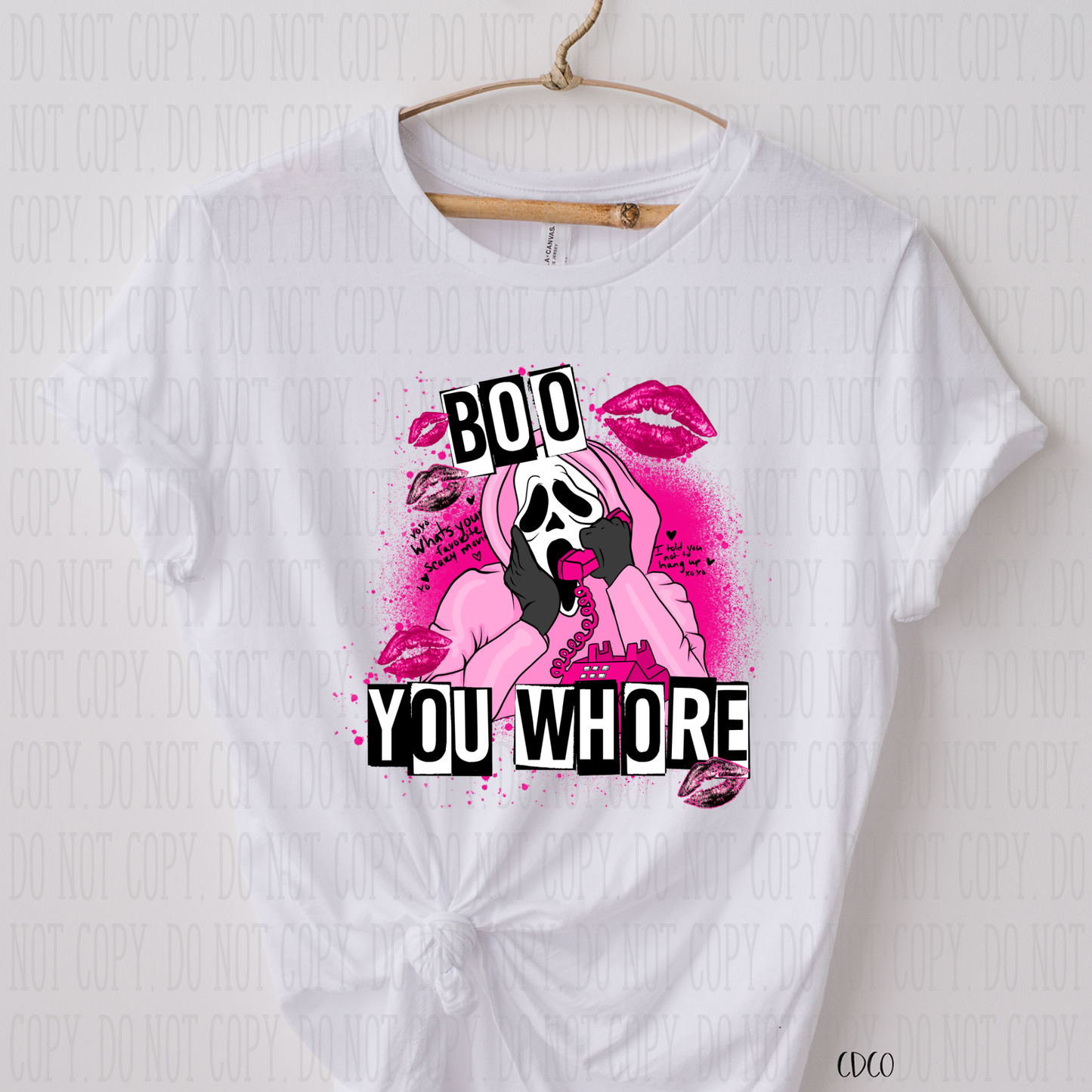 Boo You Wh*re  SUBLIMATION (400°)