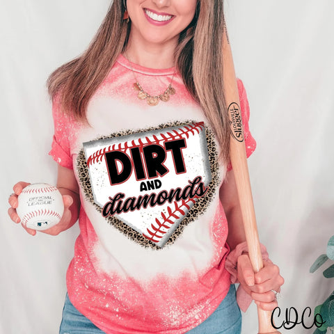 Baseball Dirt and Diamonds DTF