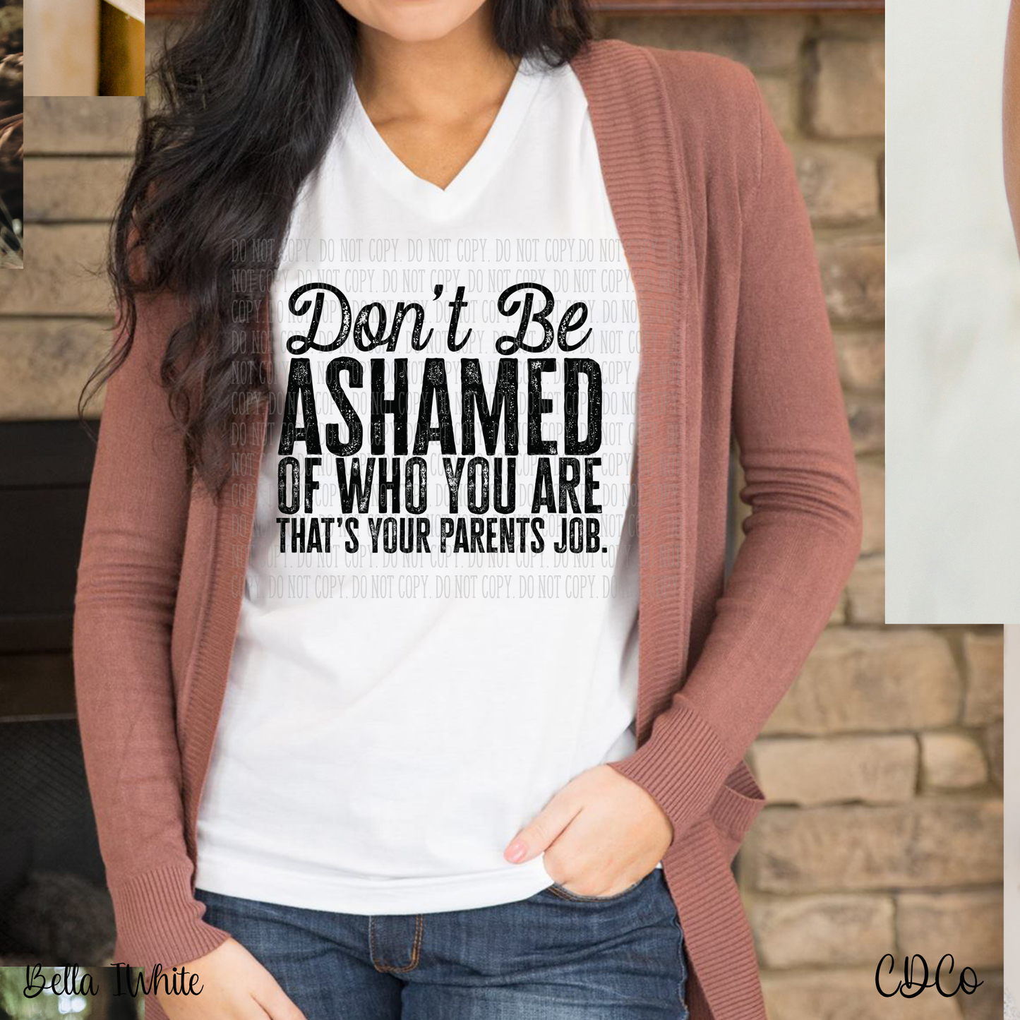 Don't Be Ashamed of Who You Are.  That's Your Parents Job. (325°)