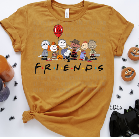 Horror Comic Friends CB DTF