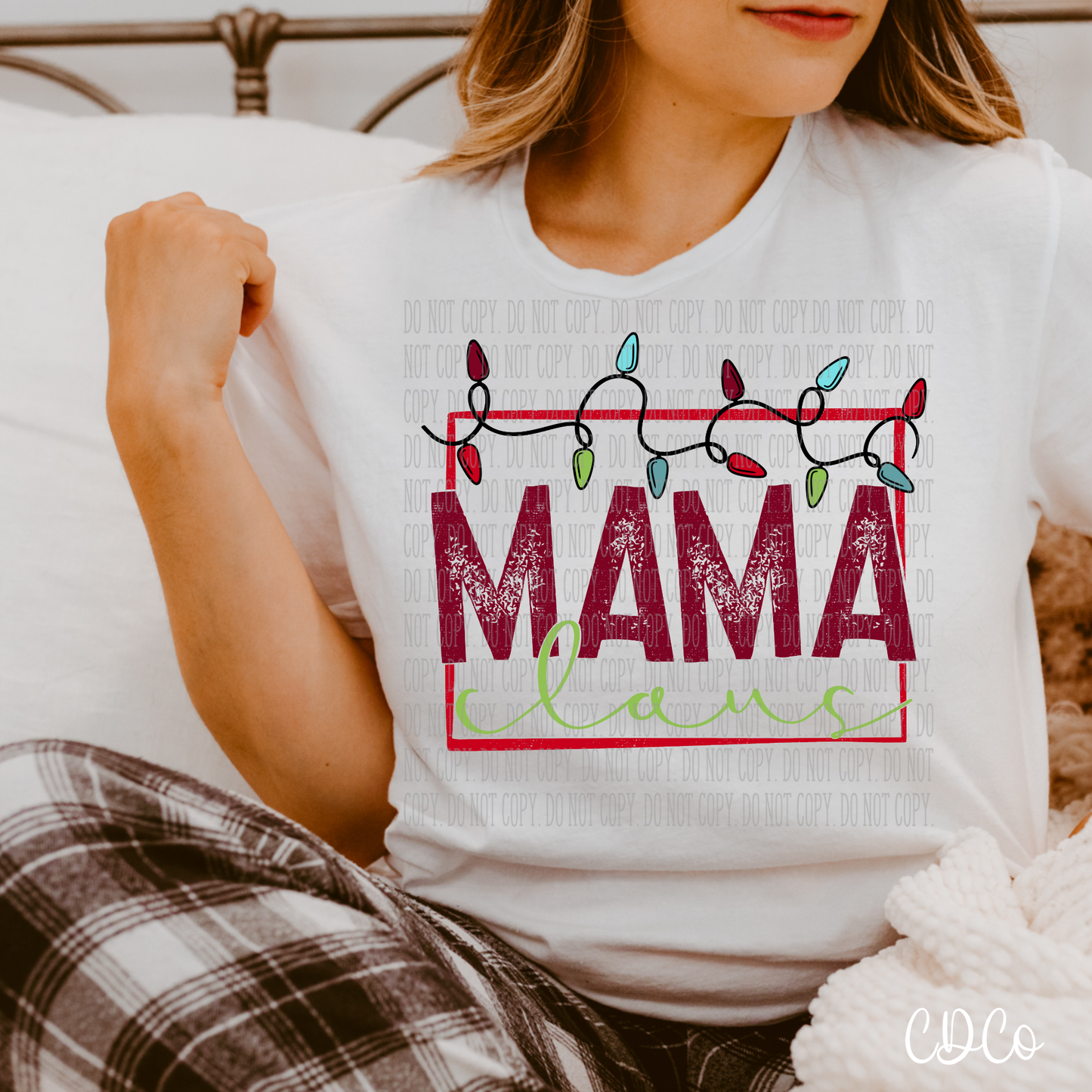 Mama Claus Bulb String DTF (320°)